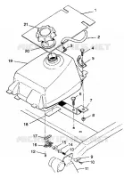 RESERVOIR A CARBURANT Trail Blazer W937221 (4924082408006A)