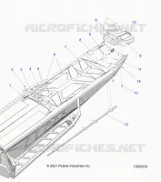 CHASSIS, REAR, MISC. COVERS AND SNOWFLAP