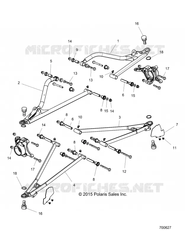 SUSPENSION AVANT CONTROL ARMS