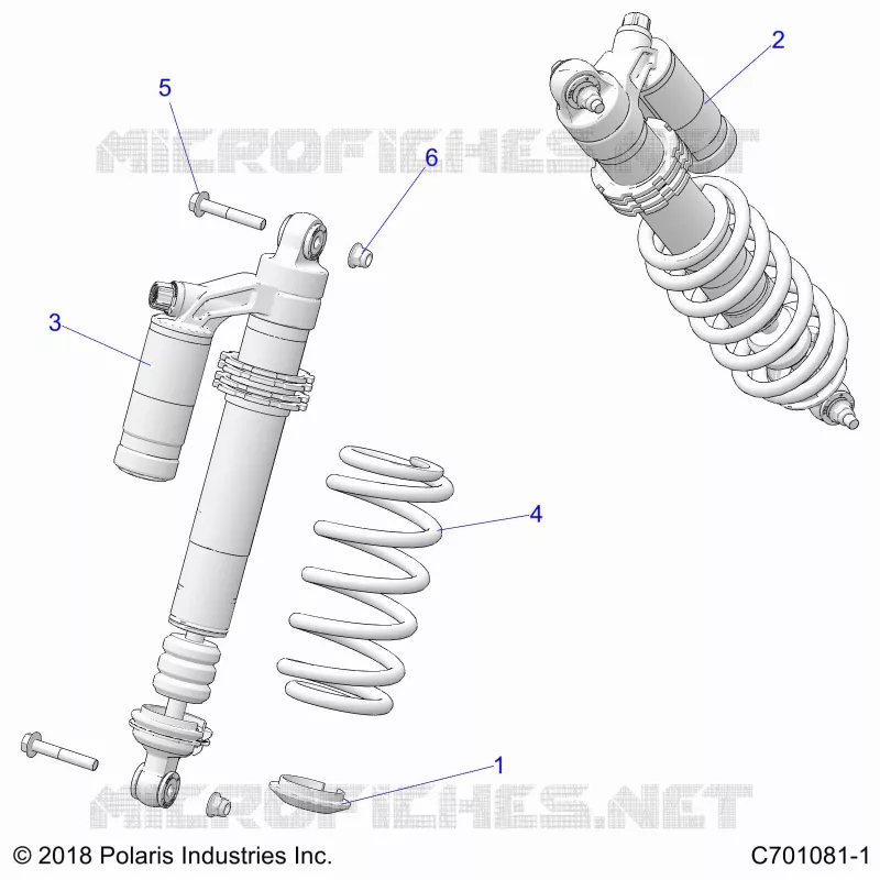 SUSPENSION, AMORTISSEUR AVANT MOUNTING
