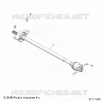 SYSTÃˆME DE TRANSMISSION, FRONT PROP SHAFT