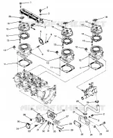 CYLINDRE ET COLLECTEUR ASSEMBLY Storm 0965782, Storm SKS 0965582, Euro Storm (4931593159D001)
