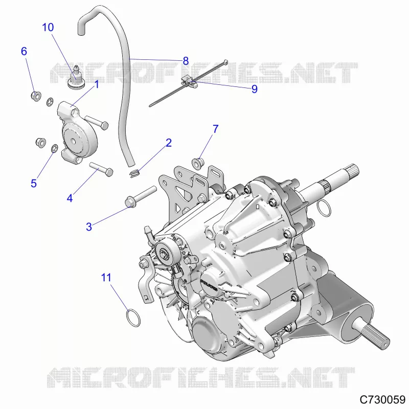 SYSTÃˆME DE TRANSMISSION, MAIN GEARCASE MOUNTING