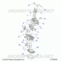 CARTERS MOTEUR AND CRANKSHAFT