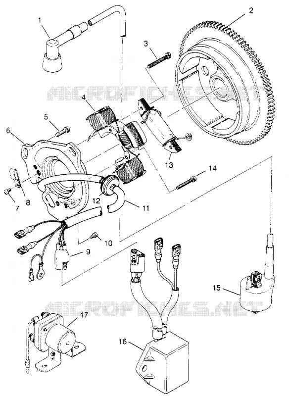 STATOR ASSEMBLY XPLORER 300 W969130 (4935903590D001)