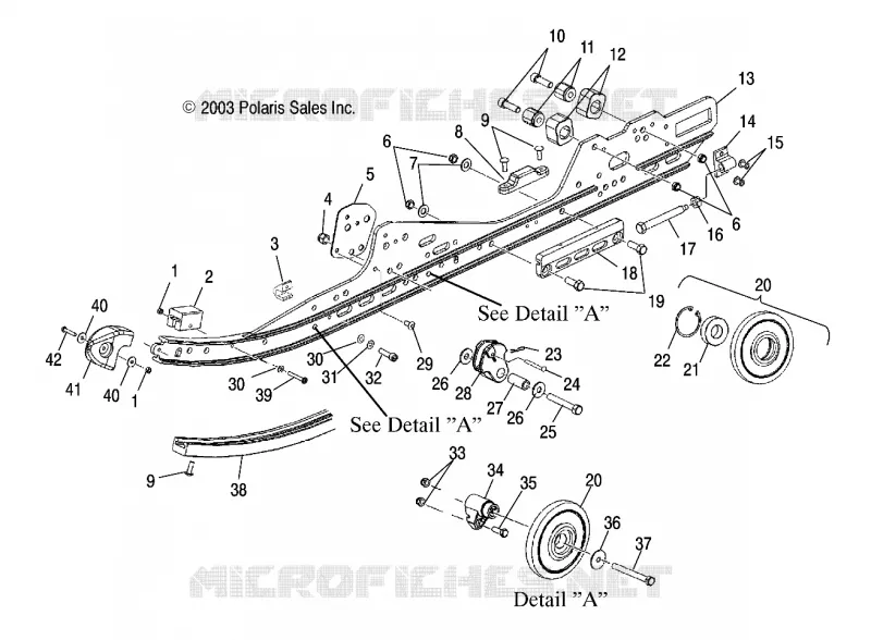 FIXATION RAIL (SUSPENSION)
