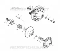 SYSTÈME DE TRANSMISSION, SECONDARY CLUTCH