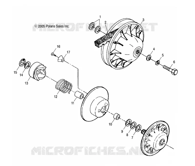 SYSTÈME DE TRANSMISSION, SECONDARY CLUTCH
