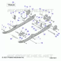 SUSPENSION ARRIERE AND TRACK