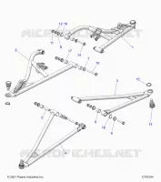 SUSPENSION AVANT CONTROL ARMS