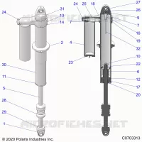 SUSPENSION ARRIERE SHOCK INTERNALS