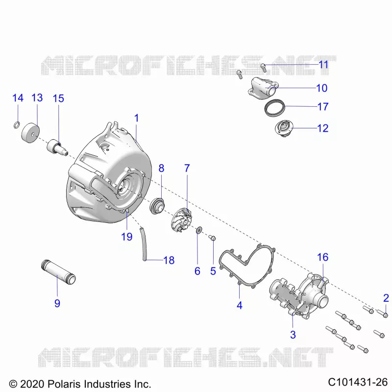 ENGINE, SYSTÃˆME DE REFROIDISSEMENT AND WATER PUMP