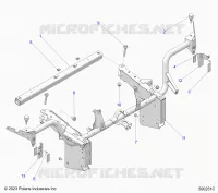 CHASSIS, FRONT CADRE ASM. (USA ONLY)