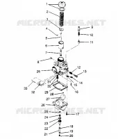 CARBURATEUR XLT 0950756, XLT SKS 0950556,  XLT SKS EURO E950556   X (4928842884C013)