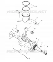 VILEBREQUIN AND PISTON ASSEMBLY (4914891489032A)