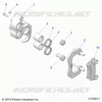 BRAKES, ETRIER DE FREIN ARRIERE