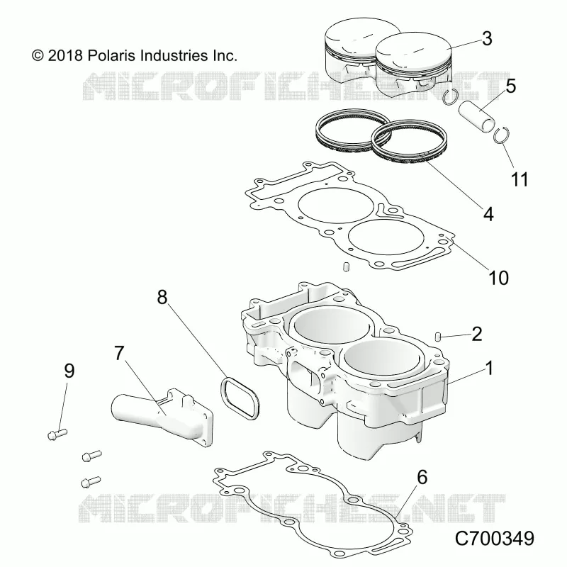 CYLINDRE AND PISTON