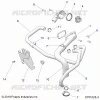 REFROIDISSEMENT, THERMOSTAT AND BYPASS