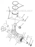 VILEBREQUIN AND PISTON ASSEMBLY (4918411841033A)