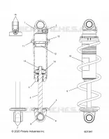 SUSPENSION, AMORTISSEUR AVANT TRACK MONOTUBE