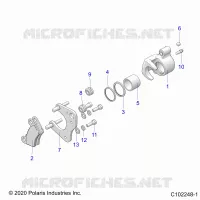 FREIN AVANT CALIPER