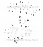 CHASSIS, BRAS OSCILLANT