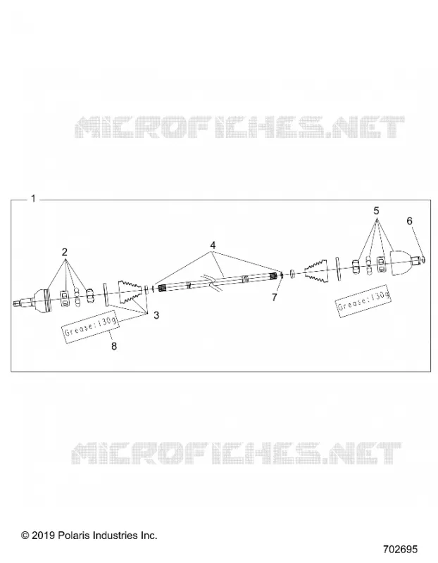DRIVE TRAIN, HALF ARBRE DE TRANSMISSION ARRIERE