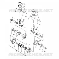 PISTON ET VILEBREQUIN 500 SPX (4922552255037A)