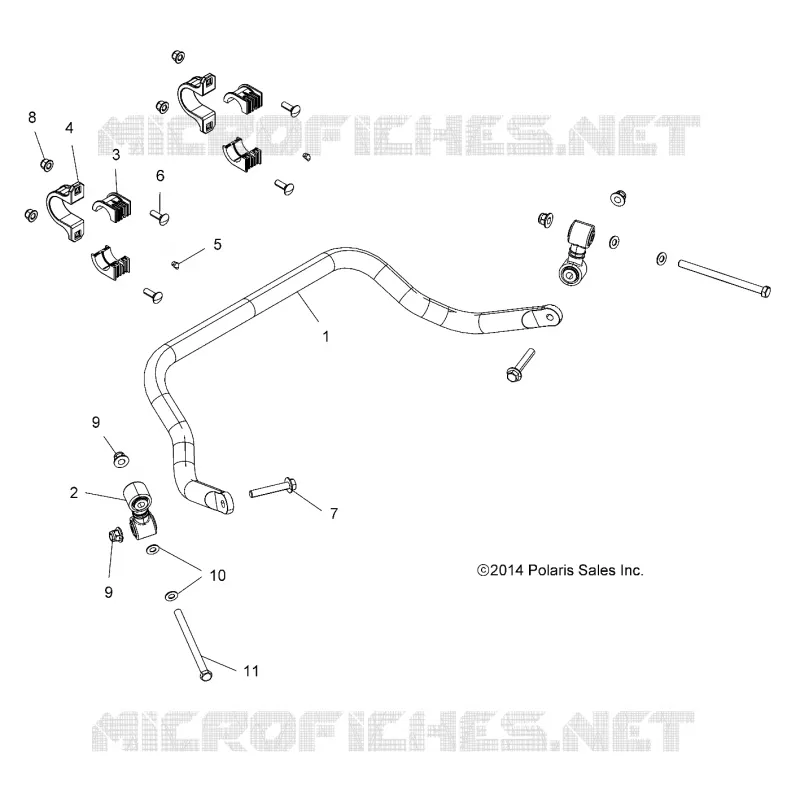 SUSPENSION, STABILISATEUR BRAS ARRIERE