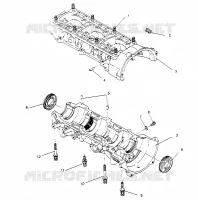 CARTERS MOTEUR ASSEMBLY 600 XCR 0951676 (4929132913C008)