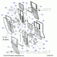 PORTES, REAR, FULL