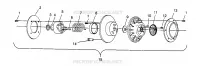 EMBRAYAGE DE TRANSMISSION XLT TOURING 0963357 AND EUROPEAN XLT TOURING E963357 (4931923192C002)