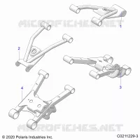 SUSPENSION ARRIERE CONTROL ARMS