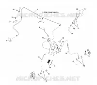 INSTRUMENTS-MAITRE CYLINDRE/FRONT FREIN LINE