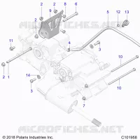 SYSTÃˆME DE TRANSMISSION, MAIN GEARCASE MOUNTING