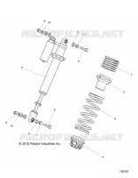 SUSPENSION, AMORTISSEUR AVANT MOUNTING