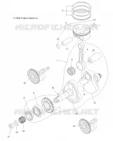 MOTEUR, VILEBREQUIN AND PISTON