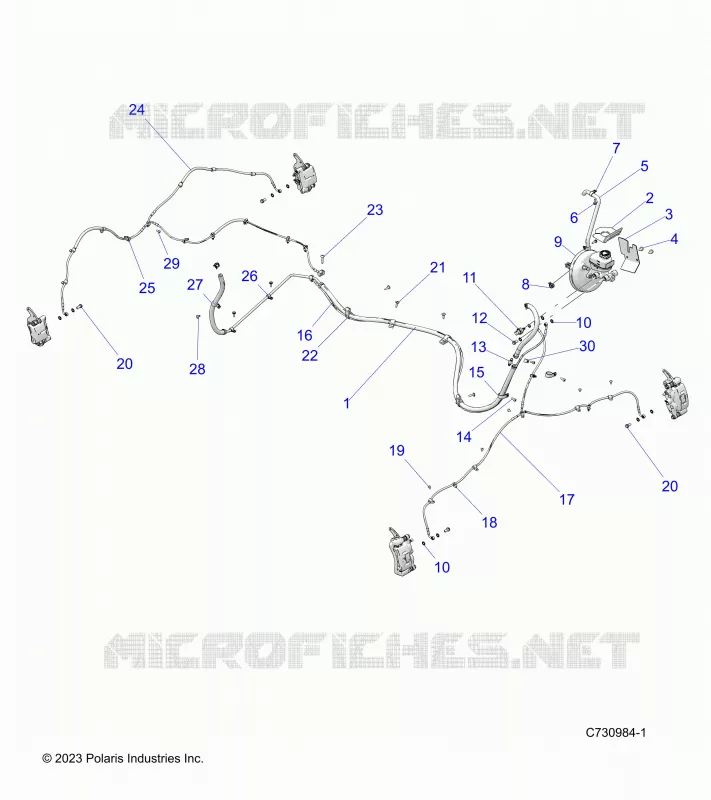 BRAKES, BRAKE LINES AND MAITRE CYLINDRE