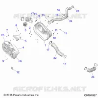 DRIVE TRAIN, COUVERCLE D'EMBRAYAGE AND DUCTING