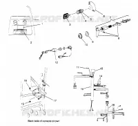 ALLUMAGE ET FAISCEAU ELECTRIQUE 500 CARB 0962764, 500 CARB SKS 0962564,  500 CARB (4931873187B006)