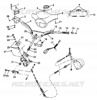 DIRECTION GUIDON SL 900 B974091 and SL 1050 B974090 (4940974097A013)