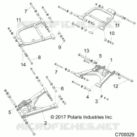 SUSPENSION ARRIERE CONTROL ARMS
