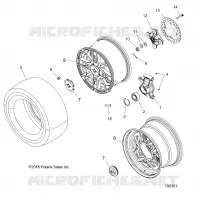 ROUES, REAR AND HUB