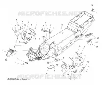 CHASSIS, REPOSE PIED, DRIVER AND PASSENGER