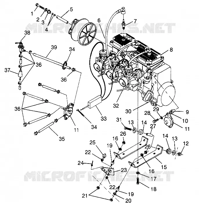SUPPORT MOTEUR XLT TOURING  0973357 and EUROPEAN XLT TOURING  E973357 (4937723772C004)