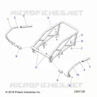 CHASSIS, RACK AND PASSENGER HAND HOLD