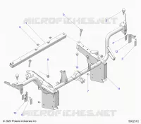 CHASSIS, FRONT CADRE ASM. (USA ONLY) -T24AASGD/HD/TGD/HD (500251C)
