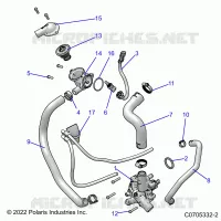 MOTEUR, WATERPUMP AND BYPASS