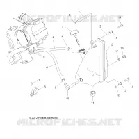 MOTEUR, OIL SYSTEM and RESERVOIR D'HUILE