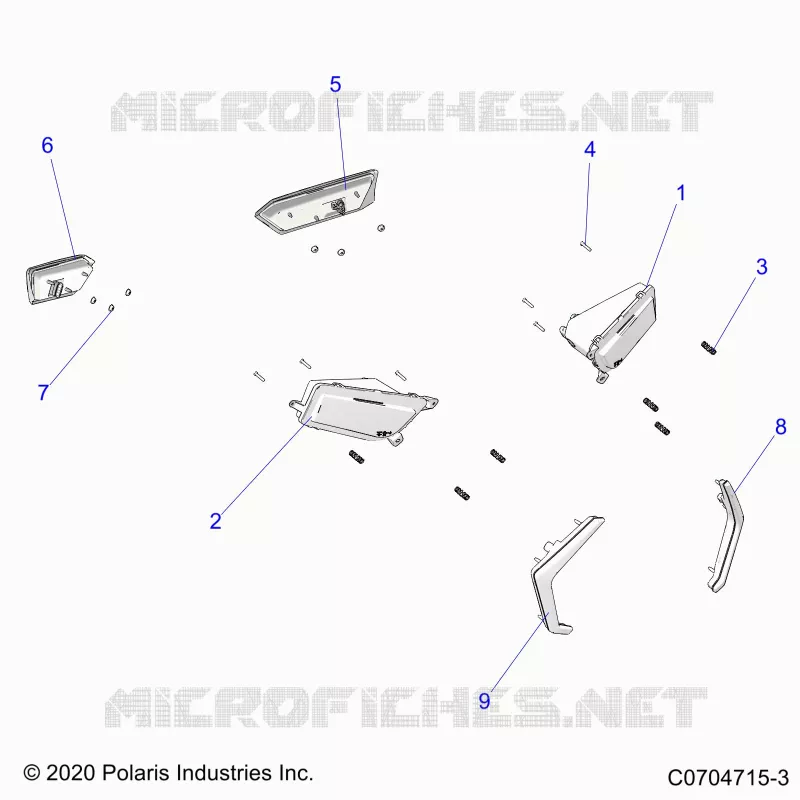 ELECTRICITE, HEADLIGHTS AND TAILLIGHTS